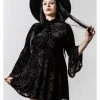 Killstar Lost Kingdom Lace-Up Dress Black New In