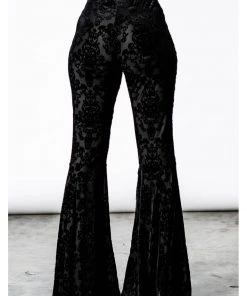 New In Killstar Lucifuge Bell Bottoms Trousers Black