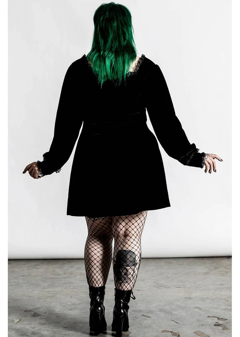 Killstar Witchful Thinking Velvet 60's Dress New In