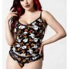 Killstar Haunted Pumpkin Cami Top Black New In