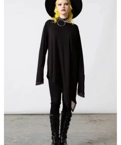 New In Killstar Manticore Mesh Top Black