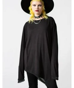 New In Killstar Manticore Mesh Top Black