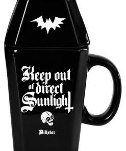 New In Killstar Nocturnal Coffin Beker Mug Black