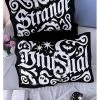 New In Killstar Strange Unusual Pillow Cases Black