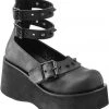Killstar Bloody Mary Janes Shoes Black New In