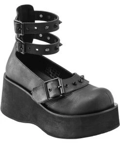 Killstar Bloody Mary Janes Shoes Black New In