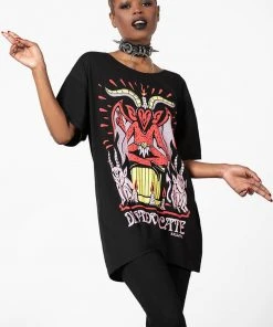Killstar Devil Incarnate Relaxed Top Black New In