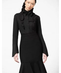 Killstar Chantra Pencil Skirt Black