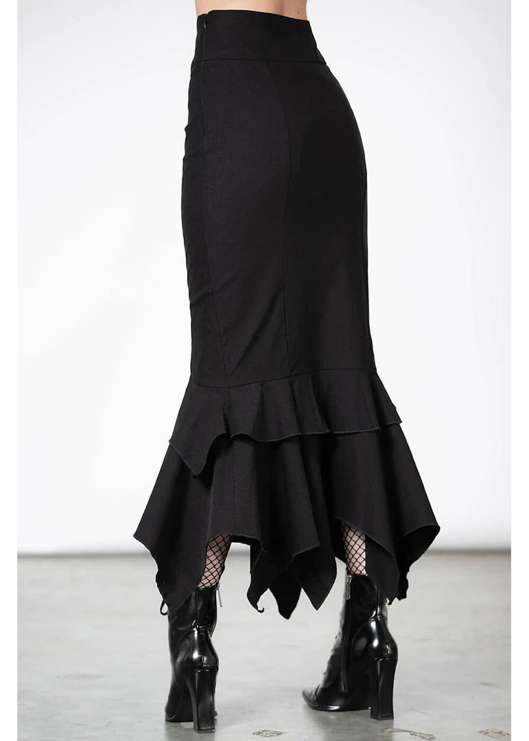 Killstar Devina Maxi Skirt Black