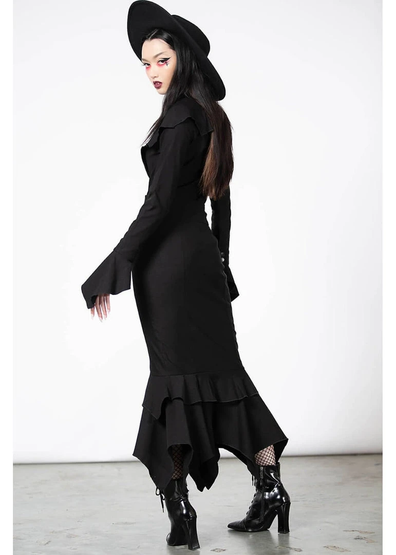 Killstar Devina Maxi Skirt Black