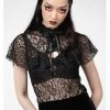 Killstar Sylvia Lace 40's Top Black New In