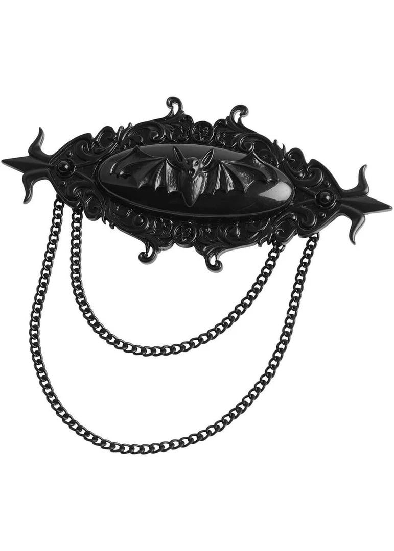 New In Killstar Release The Bats Brooch Black