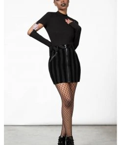 Killstar Scallywag Mini Skirt Black