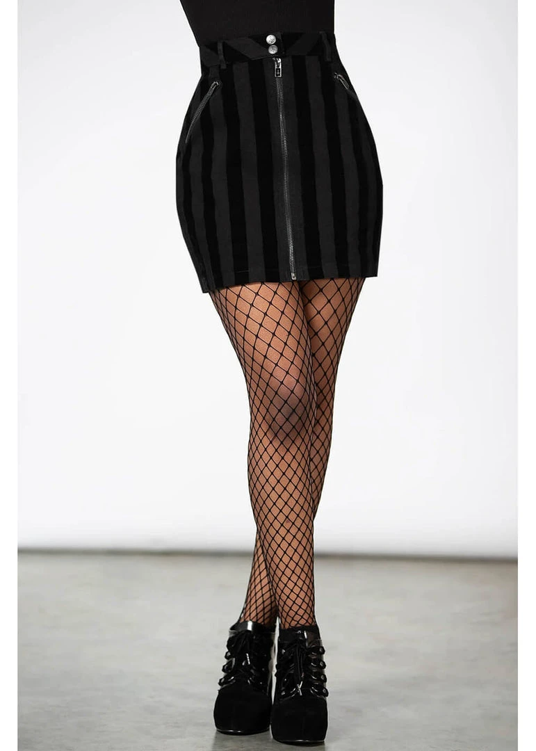 Killstar Scallywag Mini Skirt Black