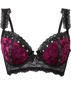 Killstar Sacred Spirits Velvet Bralet Bloodred New In