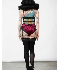 Killstar Mercy Lace Bra Bloodred New In