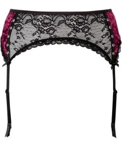 New In Killstar Mercy Lace Garter Belt Bloodred