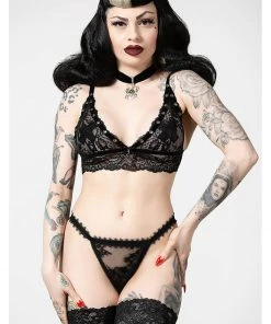 Killstar Etienne Lace Bralet Black New In