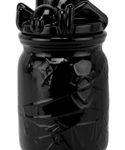 Killstar Arachnid Spider Ceramic Jar Black New In