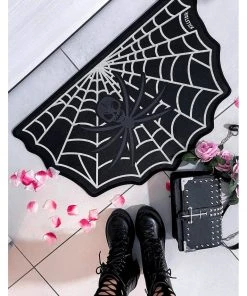Killstar Web Doormat Black New In