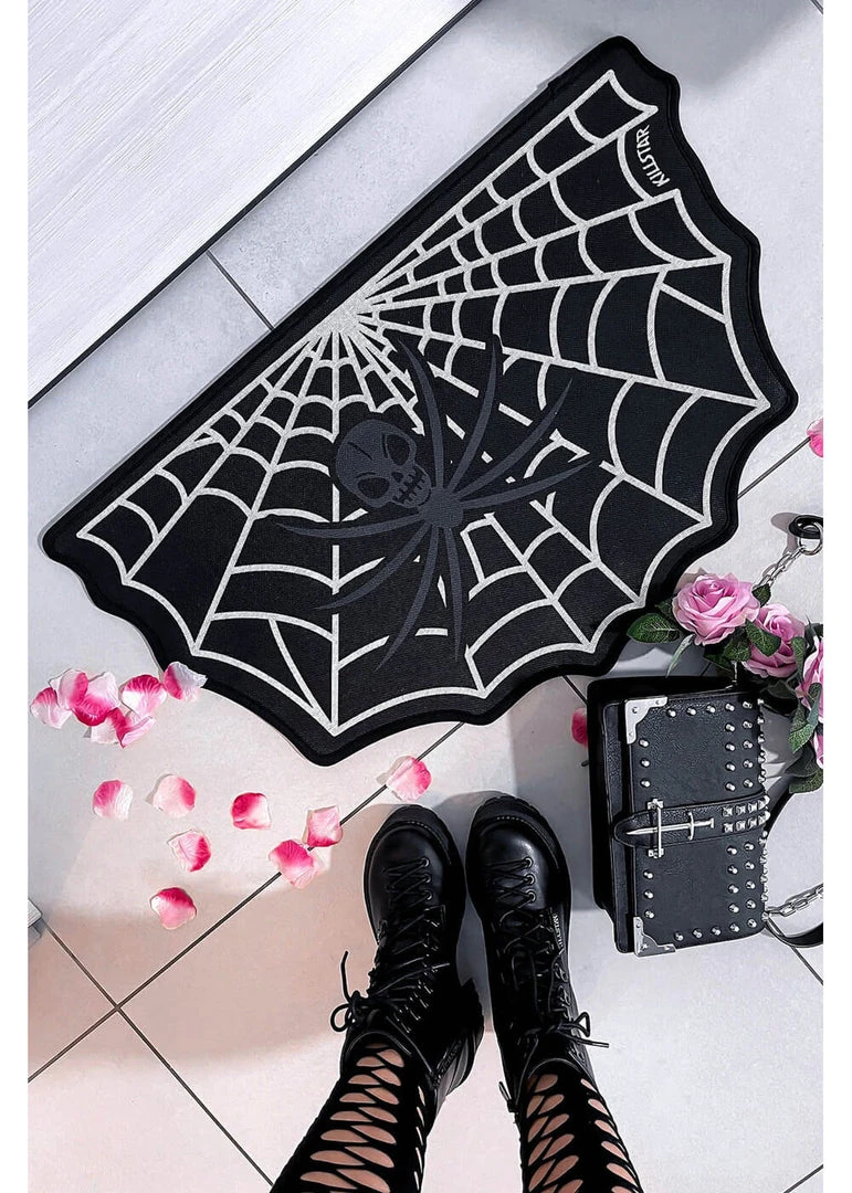 Killstar Web Doormat Black New In
