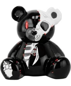 New In Killstar Teddy Ceramic Jar Black