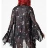 New In Killstar Fairy Moss Mesh Cover Up Black