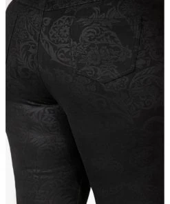 Killstar Black Lily 70's Bell Bottoms Flare Trousers Black New In