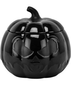 New In Killstar Jack O'Lantern Ceramic Jar Black