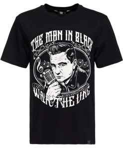 King Kerosin Mens Cash T-Shirt Black