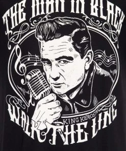 King Kerosin Mens Cash T-Shirt Black