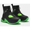 New In Koi Footwear Terrestrial Truth Alien 80's Boots Black Green