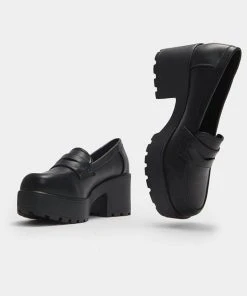 Koi Footwear Vigo Platform 60's Shoes Black New In