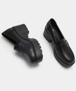 Koi Footwear Vigo Platform 60's Shoes Black New In