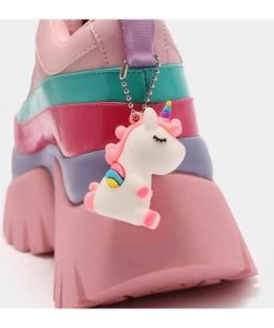 New In Koi Footwear My Little Unicorn Platform Sneakers Pink