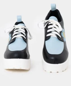 New In Koi Footwear Delicate Art Of A Wallflower Shoes Blue