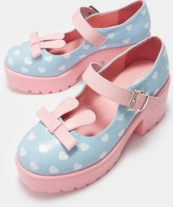 Koi Footwear Tira Little Bo Bunny Mary Janes Pumps Blue