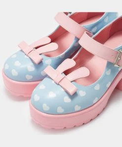 Koi Footwear Tira Little Bo Bunny Mary Janes Pumps Blue