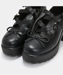 Koi Footwear Margot Ballet Mary Janes Pumps Black