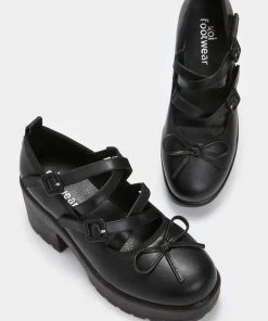 Koi Footwear Margot Ballet Mary Janes Pumps Black