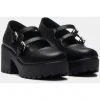 Koi Footwear Mura Platform 60's Heels Black New In