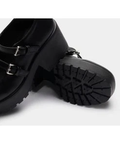 Koi Footwear Mura Platform 60's Heels Black New In