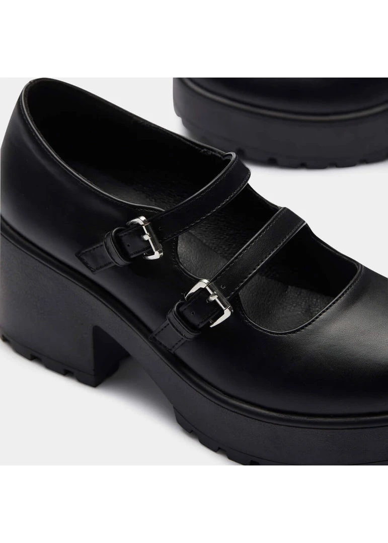 Koi Footwear Mura Platform 60's Heels Black New In