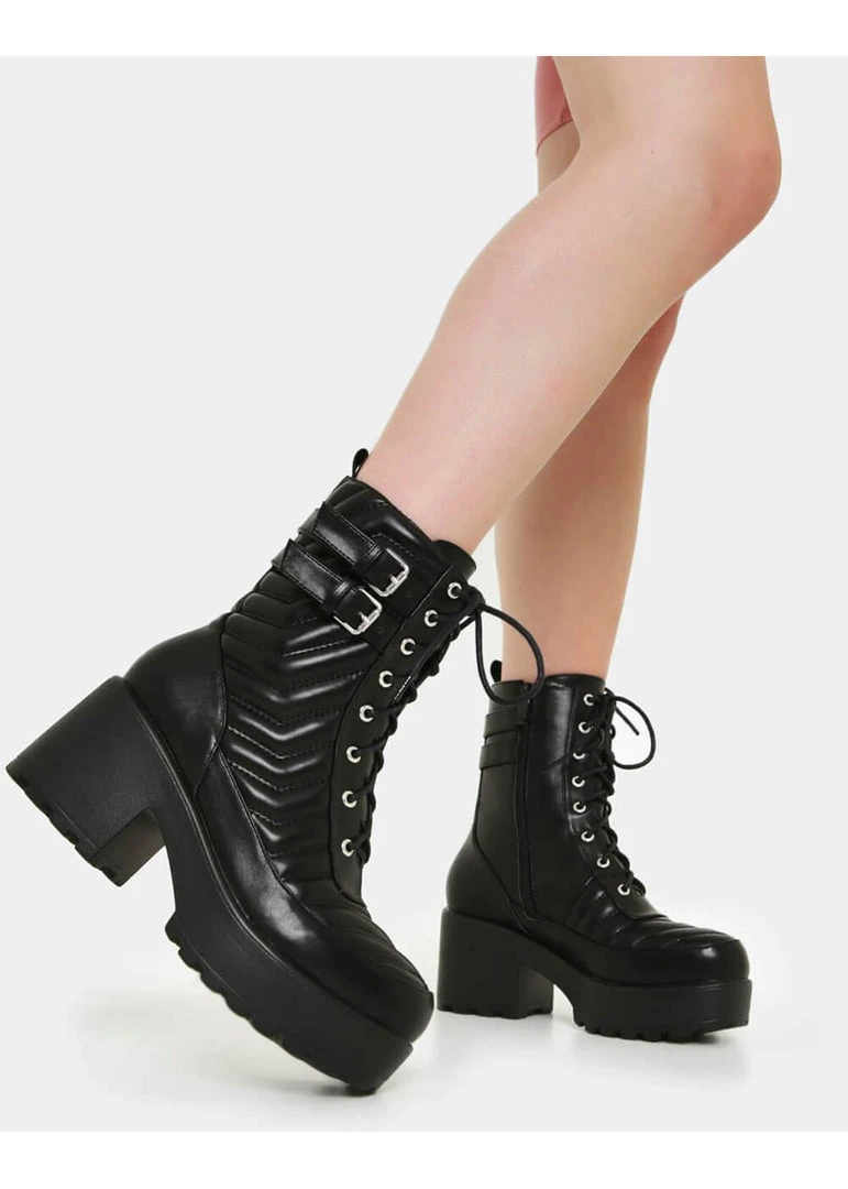 Koi Footwear Takla Padded Boots Black