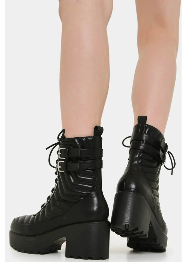 Koi Footwear Takla Padded Boots Black