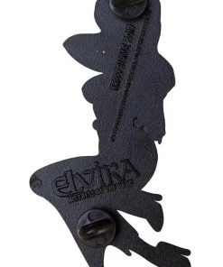 Kreepsville Elvira Glitter XL Enamel Pin Purple New In