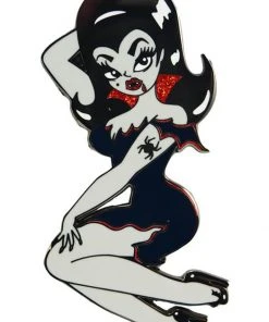 Kreepsville Glampire XL Enamel Pin Purple