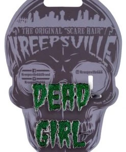 Kreepsville Dead Girl Text Set Haarslides Green New In