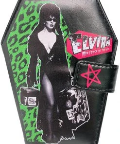 Kreepsville Elvira Leo Coffin Luggage Wallet Black New In