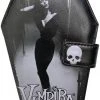 New In Kreepsville Vampira Mist Coffin Wallet Black